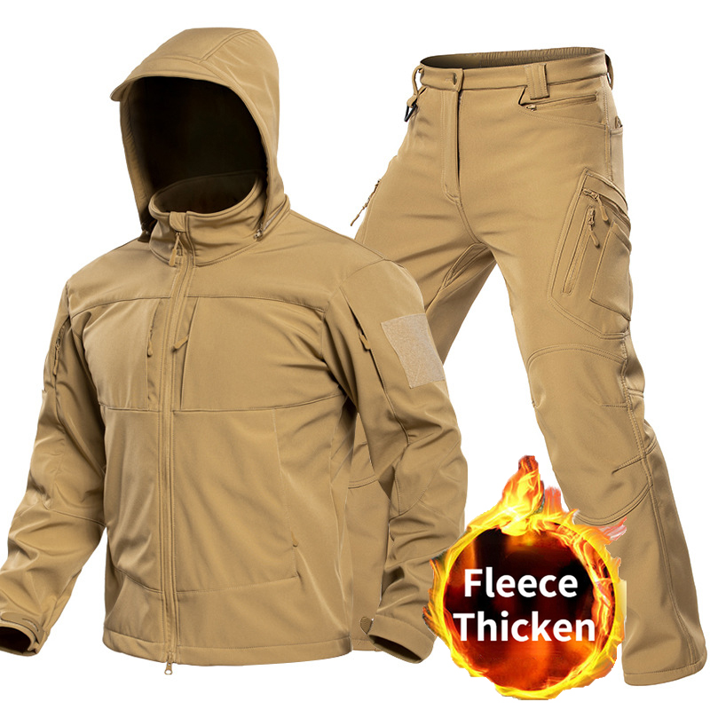 Outdoor Sport Jacket - Setelan Softshell Taktis Outdoor untuk Pria,