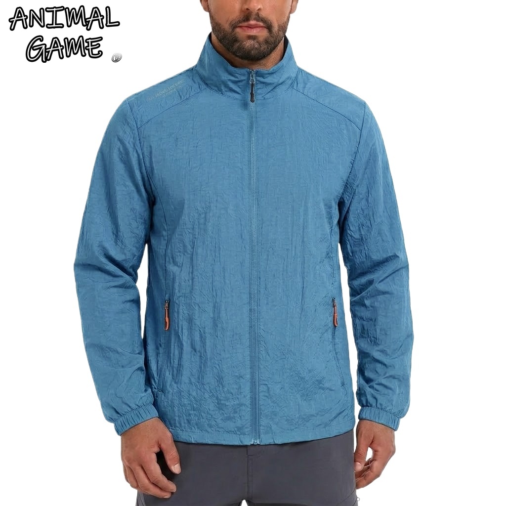 Outdoor Sport Jacket - Jaket Pelindung Sinar Matahari UPF50+ Pria,