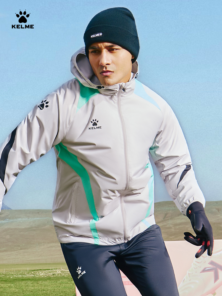 KELME jaket bertudung tahan ai - Outdoor Sport Jacket ulasan dan harga