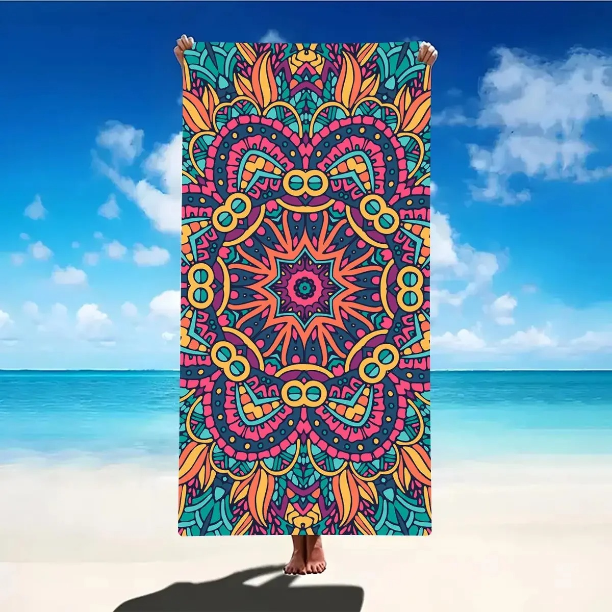 Handuk Pantai Mandala Pola Geo - Outdoor Sports Center ulasan dan harga