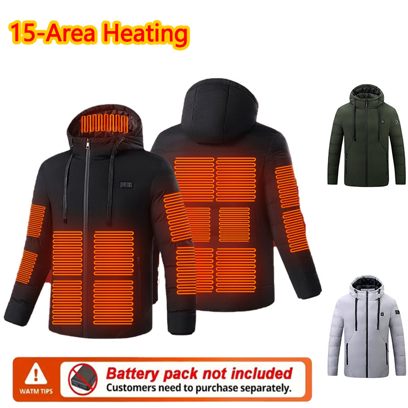 Jaket Berpemanas 15 Area denga - Outdoor Sport Jacket ulasan dan harga