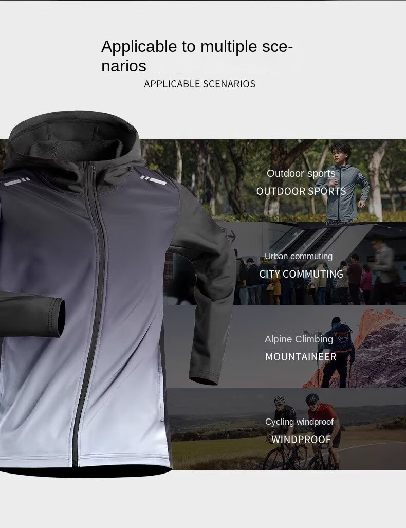 Jaket Lari Pria Cepat Kering u - Outdoor Sport Jacket ulasan dan harga